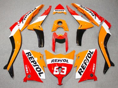 Purchase 2012-2014 Red Orange White Repsol 93 Yamaha TMAX530 Motorcycle Fairings UK