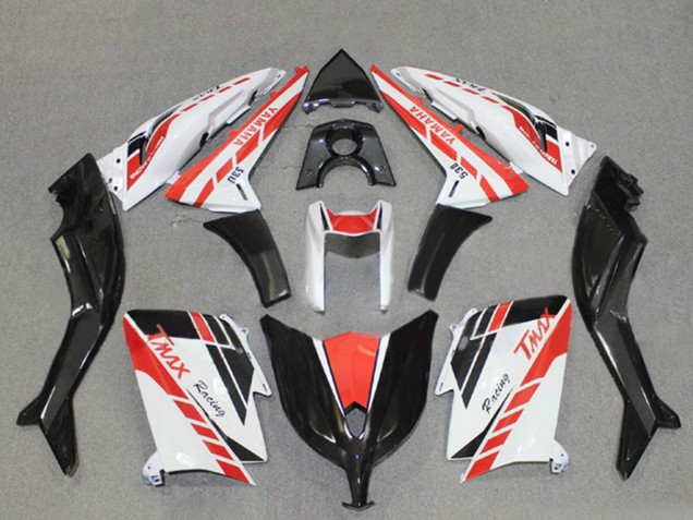 Purchase 2012-2014 White Red Black Racing Yamaha TMAX530 Motorcycle Fairings UK