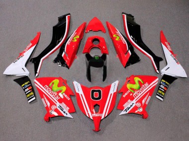 Purchase 2012-2014 Red White ENEOS MoviStar Yamalube Yamaha TMAX530 Motorcycle Fairings UK