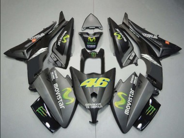 Purchase 2012-2014 Matte Black MoviStar ENEOS Yamalube Monster 46 Yamaha TMAX530 Motorcycle Fairings UK