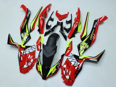 Purchase 2017-2021 Red Yellow Shark 46 Yamaha XMAX300 Motorcycle Fairings UK