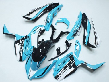 Purchase 2017-2021 Sky Blue Black Yamaha XMAX300 Motorcycle Fairings UK