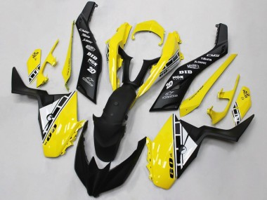 Purchase 2017-2021 Yellow Black Yamaha XMAX300 Motorcycle Fairings UK