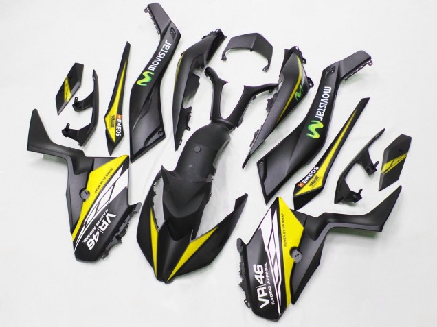 Purchase 2017-2021 Black Yellow Movistar ENEOS 46 Yamaha XMAX300 Motorcycle Fairings UK Purchase 2017-2021 Black Yellow Movistar ENEOS 46 Yamaha XMAX300 Motorcycle Fairings UK