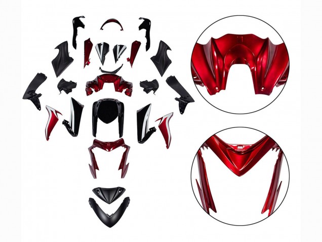Purchase 2015-2020 Black and Red Suzuki GSX-S 1000 Motorcycle Fairings UK