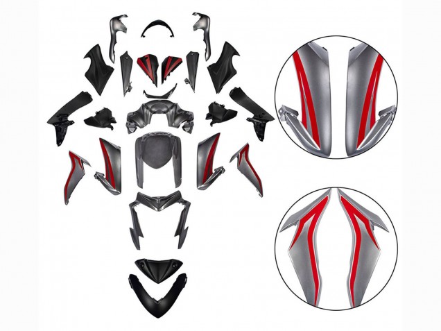 Purchase 2015-2020 Red Silver Suzuki GSX-S 1000 Motorcycle Fairings UK Purchase 2015-2020 Red Silver Suzuki GSX-S 1000 Motorcycle Fairings UK