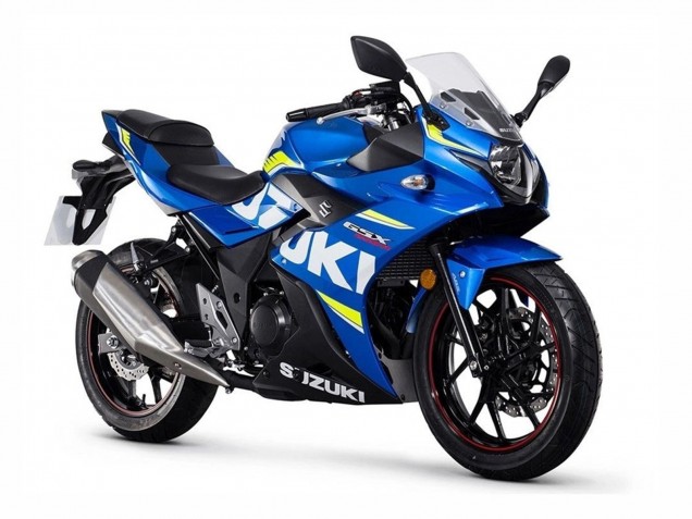 Purchase 2017-2020 Blue Yellow Suzuki GSX250R Motorcycle Fairings UK