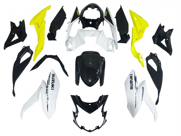 Purchase 2017-2022 White Yellow Suzuki GSX-S 750 Motorcycle Fairings UK Purchase 2017-2022 White Yellow Suzuki GSX-S 750 Motorcycle Fairings UK
