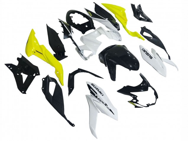 Purchase 2017-2022 White Yellow Suzuki GSX-S 750 Motorcycle Fairings UK Purchase 2017-2022 White Yellow Suzuki GSX-S 750 Motorcycle Fairings UK