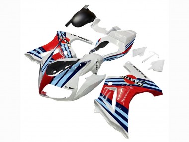 Purchase 2003-2013 White Red Blue Martini Suzuki SV650 Motorcycle Fairings UK
