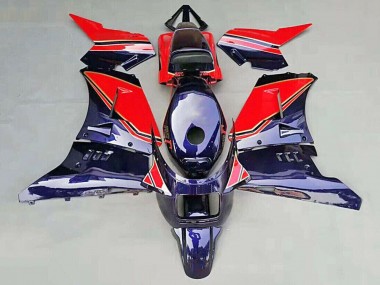Purchase 1984-1987 Glossy Dark Blue Red Suzuki RG400 RG500 RG400/500 Motorcycle Fairings UK
