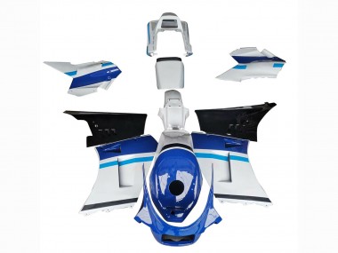 Purchase 1984-1987 White Blue Suzuki RG400 RG500 RG400/500 Motorcycle Fairings UK