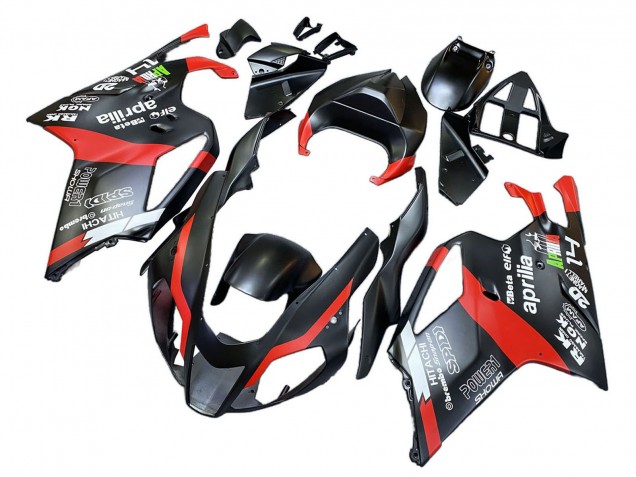 Purchase 2003-2006 Black Red Aprilia RSV1000 Motorcycle Fairings UK