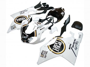 Purchase 2003-2006 White Black Lucky Strike Motul Michelin Aprilia RSV1000 Motorcycle Fairings UK