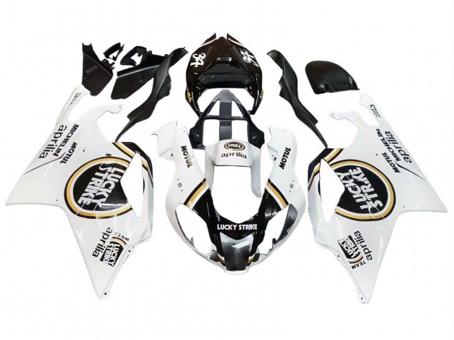 Purchase 2003-2006 White Black Lucky Strike Motul Michelin Aprilia RSV1000 Motorcycle Fairings UK
