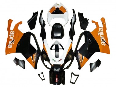 Purchase 2003-2006 Black Orange White Aprilia RSV1000 Motorcycle Fairings UK