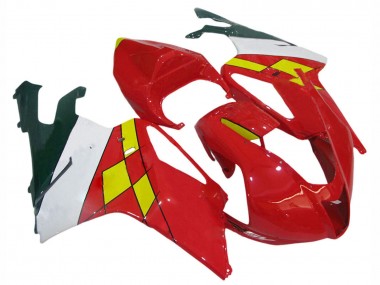Purchase 2003-2006 Red Yellow White Aprilia RSV1000 Motorcycle Fairings UK