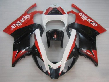 Purchase 2003-2006 Red Black White Aprilia RSV1000 Motorcycle Fairings UK