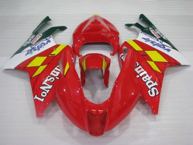 Purchase 2003-2006 Red Yellow White Spains No1 Valsir Castrol Aprilia RSV1000 Motorcycle Fairings UK