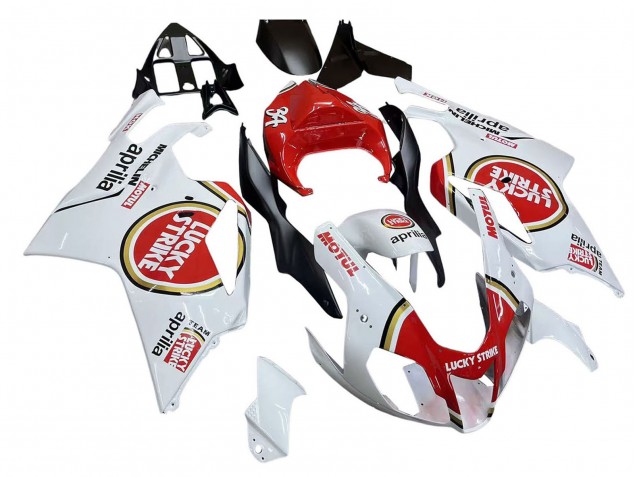 Purchase 2003-2006 White Red Lucky Strike Motul 34 Aprilia RSV1000 Motorcycle Fairings UK