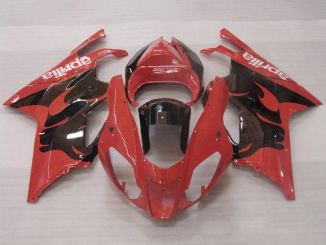Purchase 2003-2006 Red Glossy Black Aprilia RSV1000 Motorcycle Fairings UK