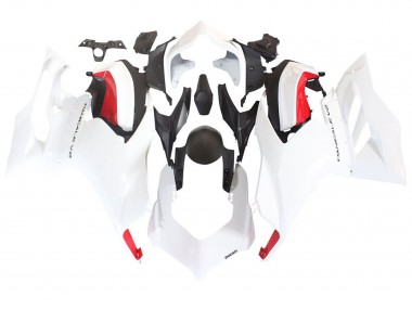 Purchase 2020-2024 White Red Matte Black Ducati Panigale V2 Motorcycle Fairings UK