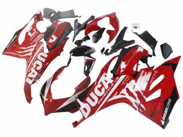 Purchase 2020-2024 Red Black Monster Corse Ducati Panigale V2 Motorcycle Fairings UK Purchase 2020-2024 Red Black Monster Corse Ducati Panigale V2 Motorcycle Fairings UK