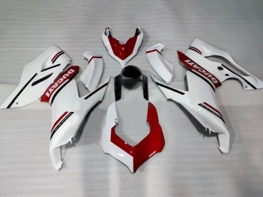 Purchase 2020-2024 White Red Ducati Panigale V2 Motorcycle Fairings UK