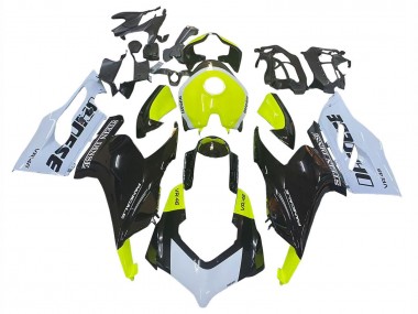 Purchase 2020-2024 Glossy Black White Lime Green Stein Dinse VR 46 Ducati Panigale V2 Motorcycle Fairings UK