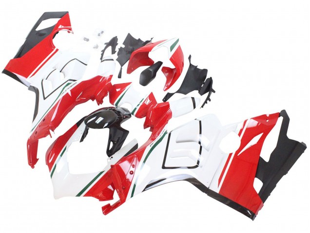 Purchase 2020-2021 White Red Ducati Panigale V4 V4S Motorcycle Fairings UK Purchase 2020-2021 White Red Ducati Panigale V4 V4S Motorcycle Fairings UK