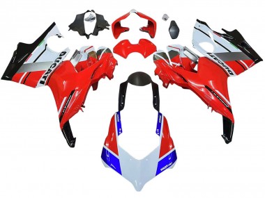 Purchase 2018-2019 White Red Blue Ducati Panigale V4 V4S Motorcycle Fairings UK