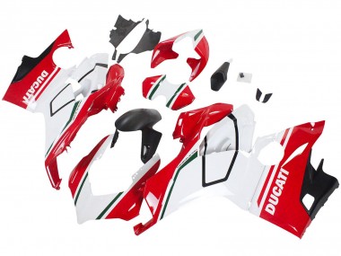 Purchase 2018-2019 White Red Matte Black Ducati Panigale V4 V4S Motorcycle Fairings UK