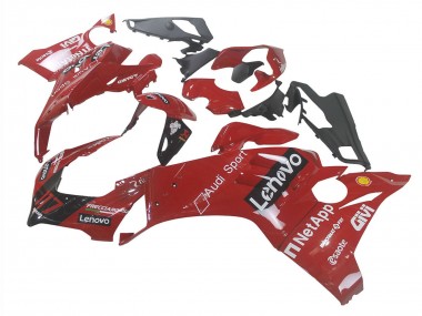 Purchase 2020-2021 Red Glossy Black Lenovo 117 Ducati Panigale V4 V4S Motorcycle Fairing UK