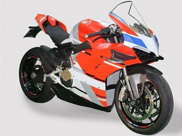 Purchase 2020-2021 White Blue Red Ducati Panigale V4 V4S Motorcycle Fairings UK Purchase 2020-2021 White Blue Red Ducati Panigale V4 V4S Motorcycle Fairings UK