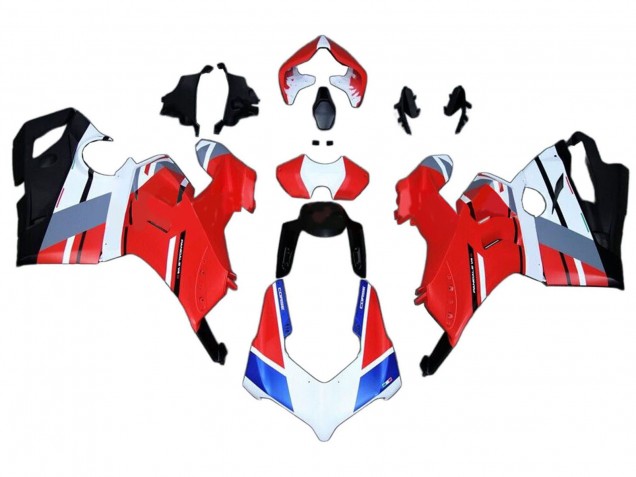 Purchase 2020-2021 White Blue Red Ducati Panigale V4 V4S Motorcycle Fairings UK Purchase 2020-2021 White Blue Red Ducati Panigale V4 V4S Motorcycle Fairings UK