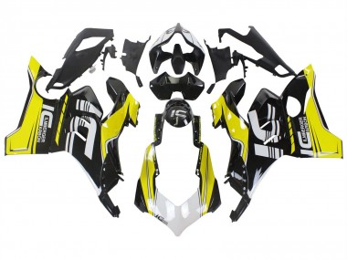 Purchase 2020-2021 Black White Yellow Ducati Panigale V4 V4S Motorcycle Fairings UK