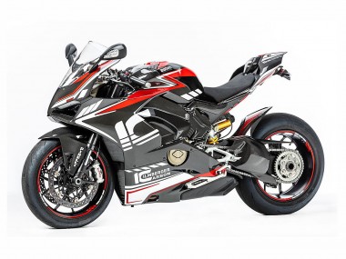 Purchase 2018-2019 Black White Red Ducati Panigale V4 V4S Motorcycle Fairings UK