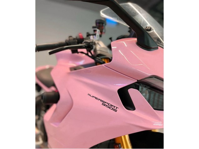 Purchase 2021-2024 Black Pink Ducati Supersport 950/950S Motorcycle Fairings UK Purchase 2021-2024 Black Pink Ducati Supersport 950/950S Motorcycle Fairings UK