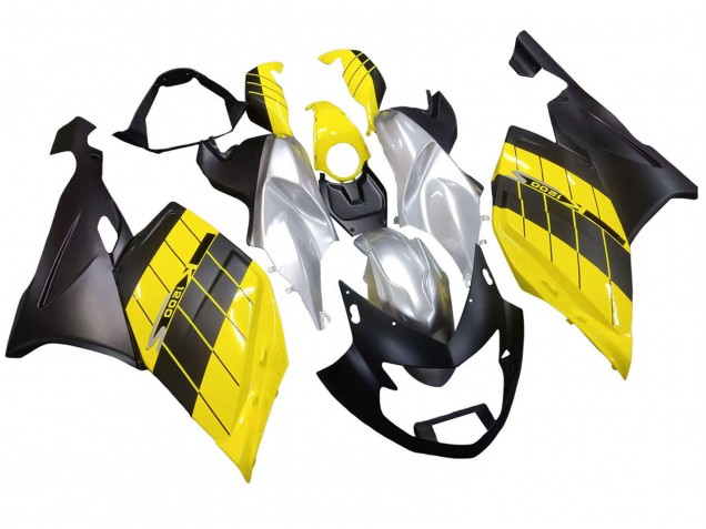 Purchase 2005-2010 Black Yellow Silver BMW K1200S Motorcycle Fairings UK Purchase 2005-2010 Black Yellow Silver BMW K1200S Motorcycle Fairings UK