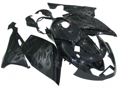 Purchase 2005-2010 Glossy Black Grey Flame BMW K1200S Motorcycle Fairings UK
