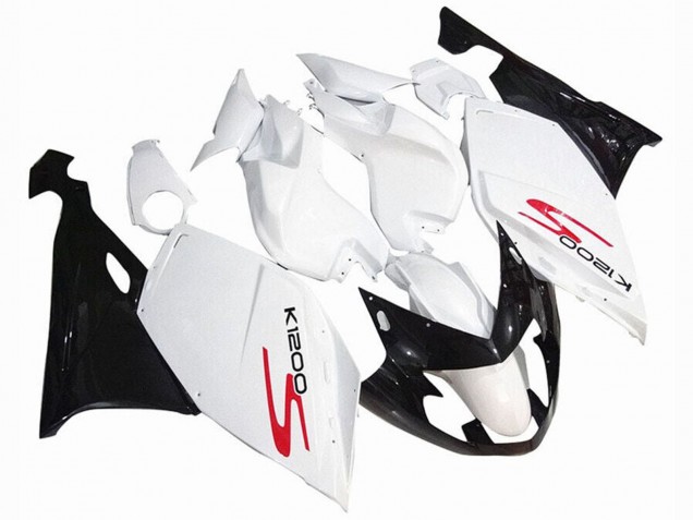Purchase 2005-2010 White Black BMW K1200S Motorcycle Fairings UK Purchase 2005-2010 White Black BMW K1200S Motorcycle Fairings UK