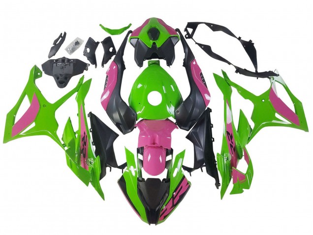 Purchase 2023-2024 Pink Green Black BMW S1000RR Motorcycle Fairings UK