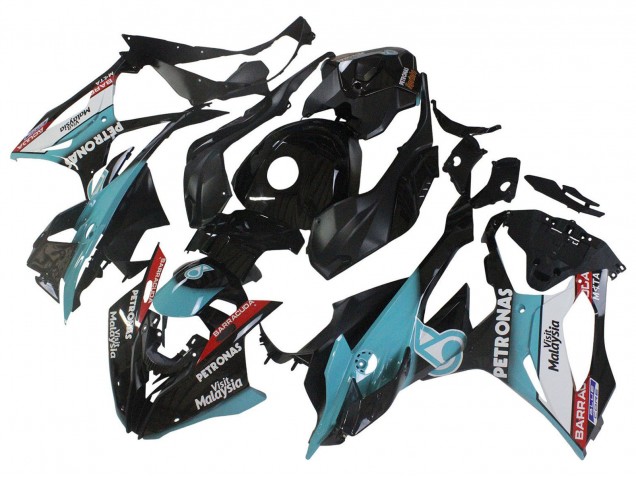 Purchase 2023-2024 Light Blue Matte Black Petronas BMW S1000RR Motorcycle Fairings UK