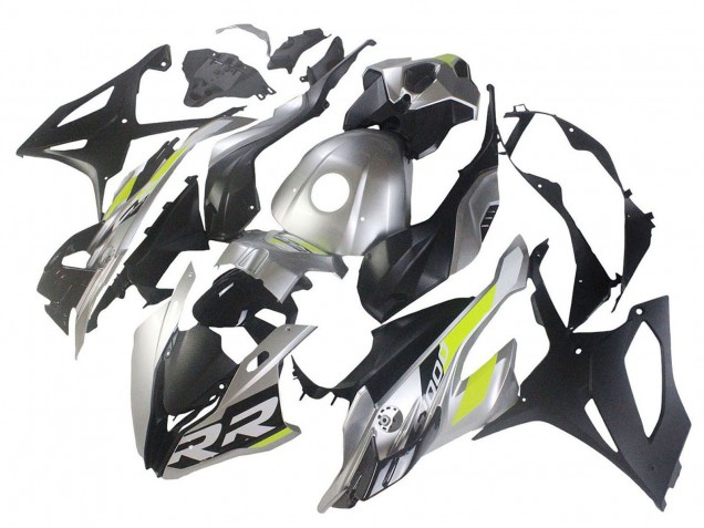 Purchase 2023-2024 Silver Matte Black Lime Green BMW S1000RR Motorcycle Fairings UK