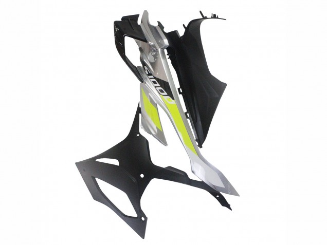 Purchase 2023-2024 Silver Matte Black Lime Green BMW S1000RR Motorcycle Fairings UK