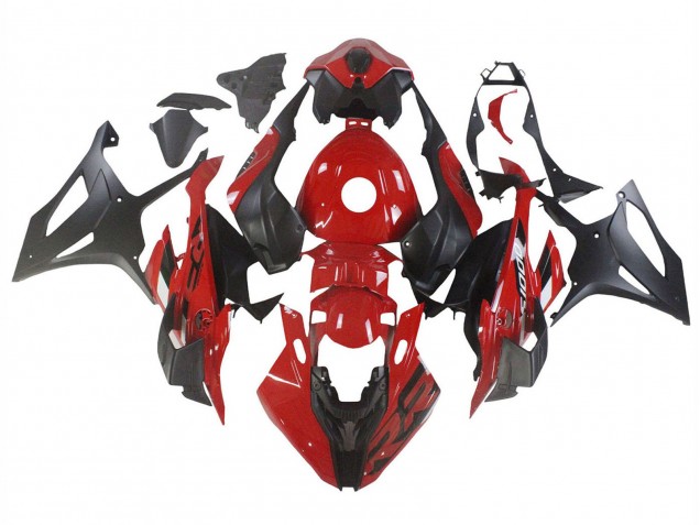 Purchase 2023-2024 Red Matte Black BMW S1000RR Motorcycle Fairings UK