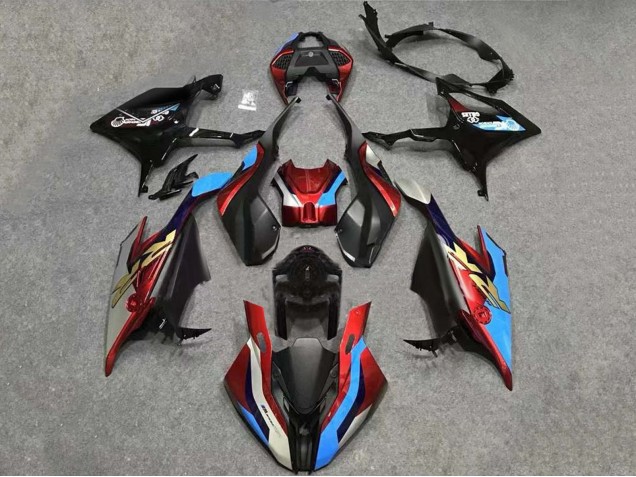 Purchase 2023-2024 Black Red Blue Gold BMW S1000RR Motorcycle Fairings UK