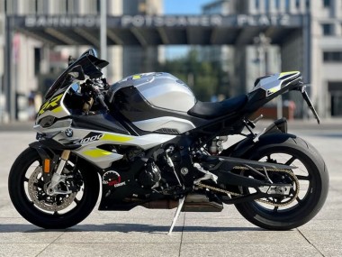 Purchase 2023-2024 Silver Yellow Carbon Fiber BMW S1000RR Motorcycle Fairings UK