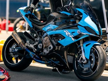 Purchase 2019-2022 Blue Black Carbon Fiber BMW S1000RR Motorcycle Fairings UK