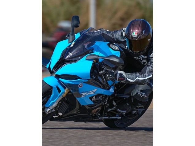 Purchase 2019-2022 Blue Black Carbon Fiber BMW S1000RR Motorcycle Fairings UK